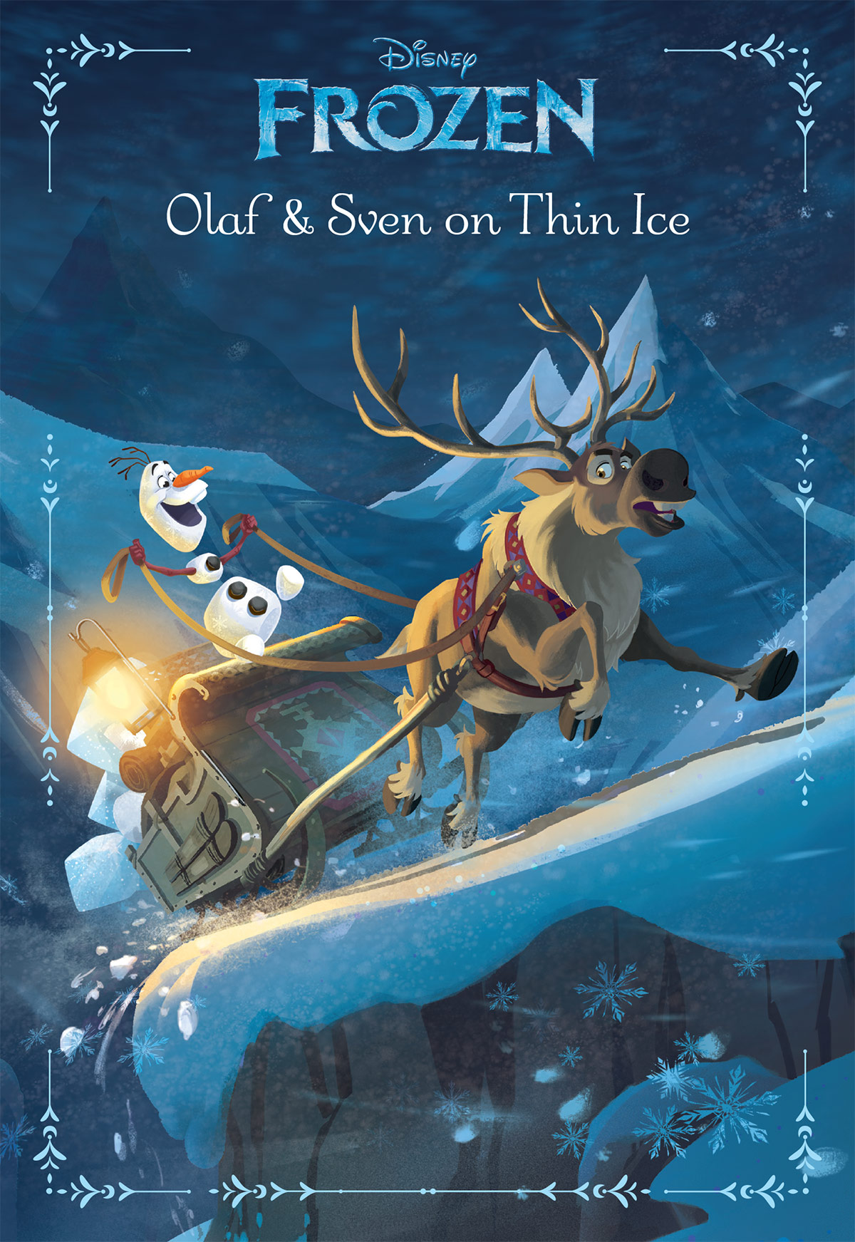 Olaf & Sven on Thin Ice by Elizabeth Rudnick