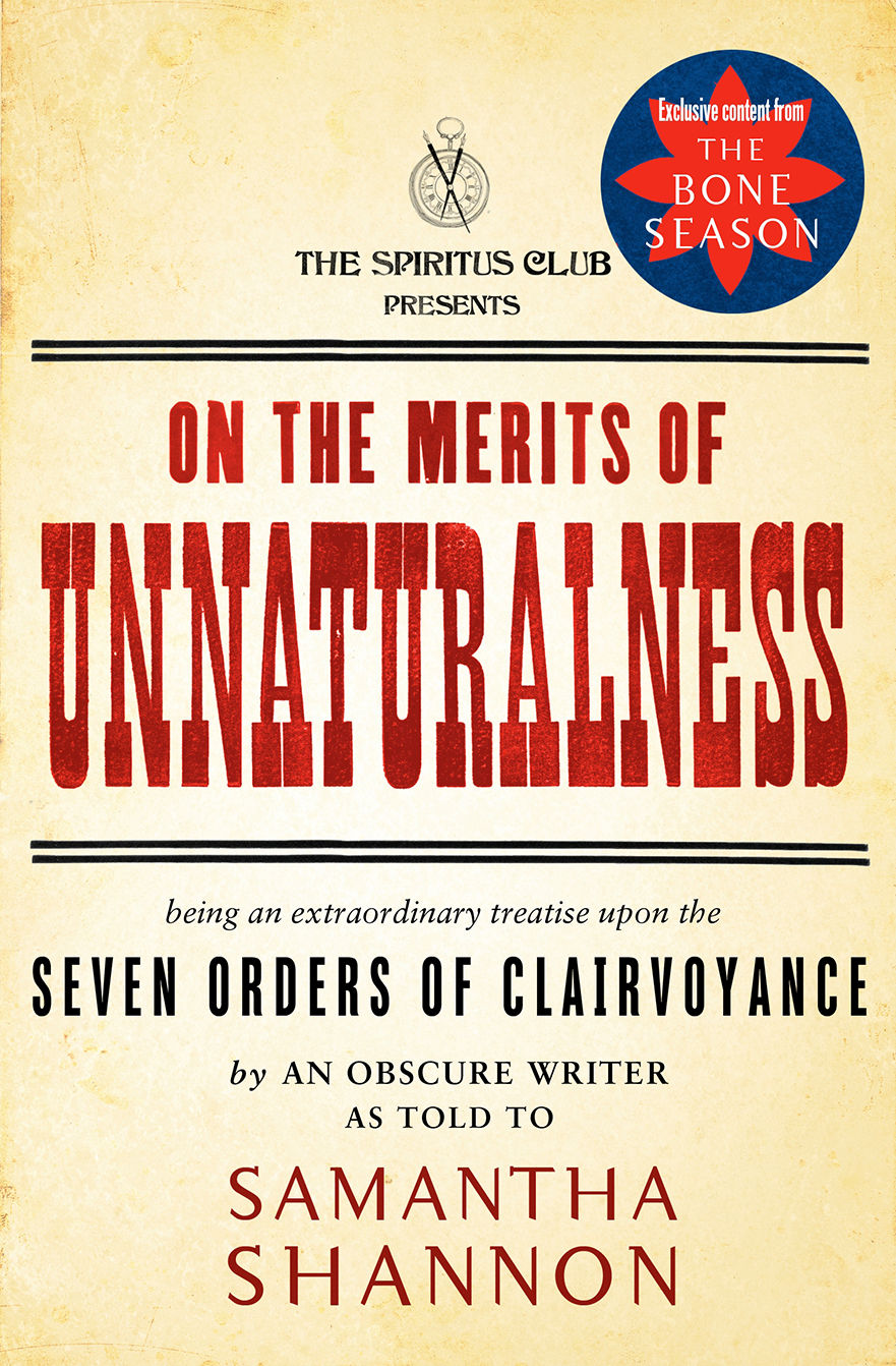 On the Merits of Unnaturalness (2016) by Samantha Shannon