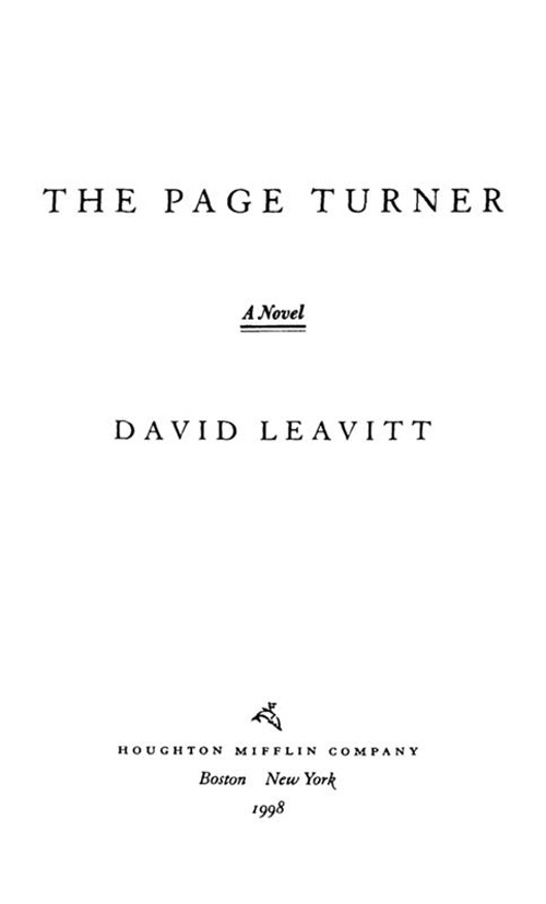 Page Turner Pa by David Leavitt
