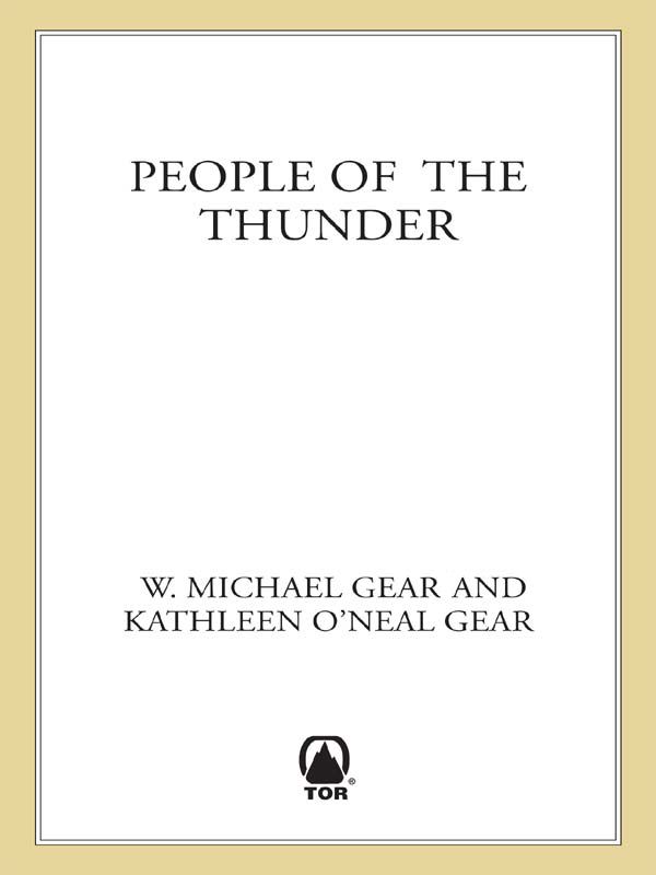People of the Thunder (North America's Forgotten Past) by Gear, W. Michael