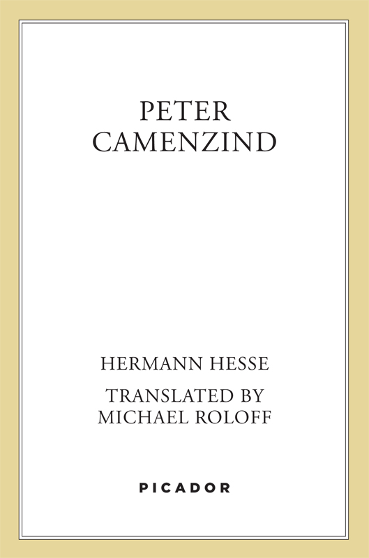 Peter Camenzind by Hermann Hesse