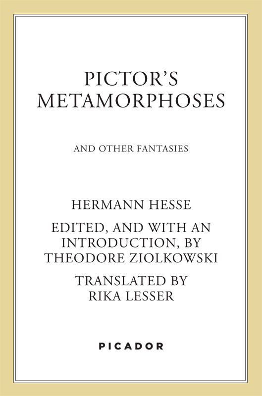 Pictor's Metamorphoses by Hermann Hesse