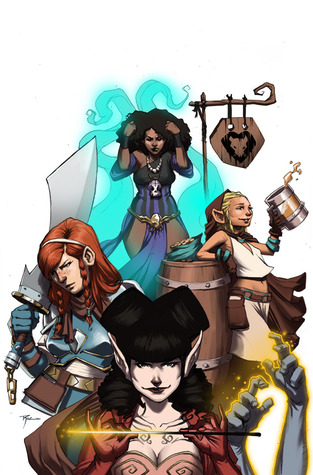 Rat Queens #1 (2013) by Kurtis J. Wiebe