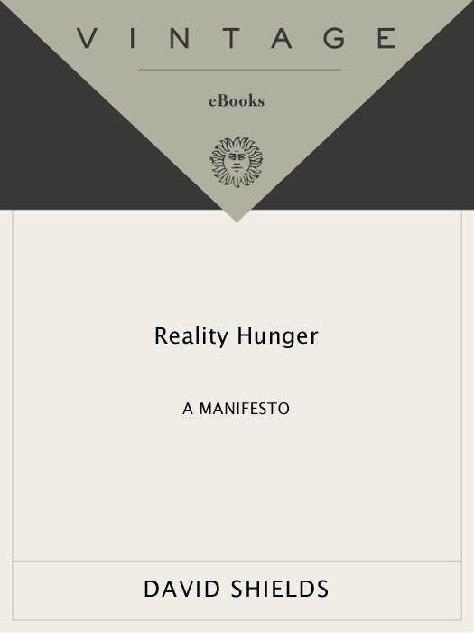 Reality Hunger (2011)