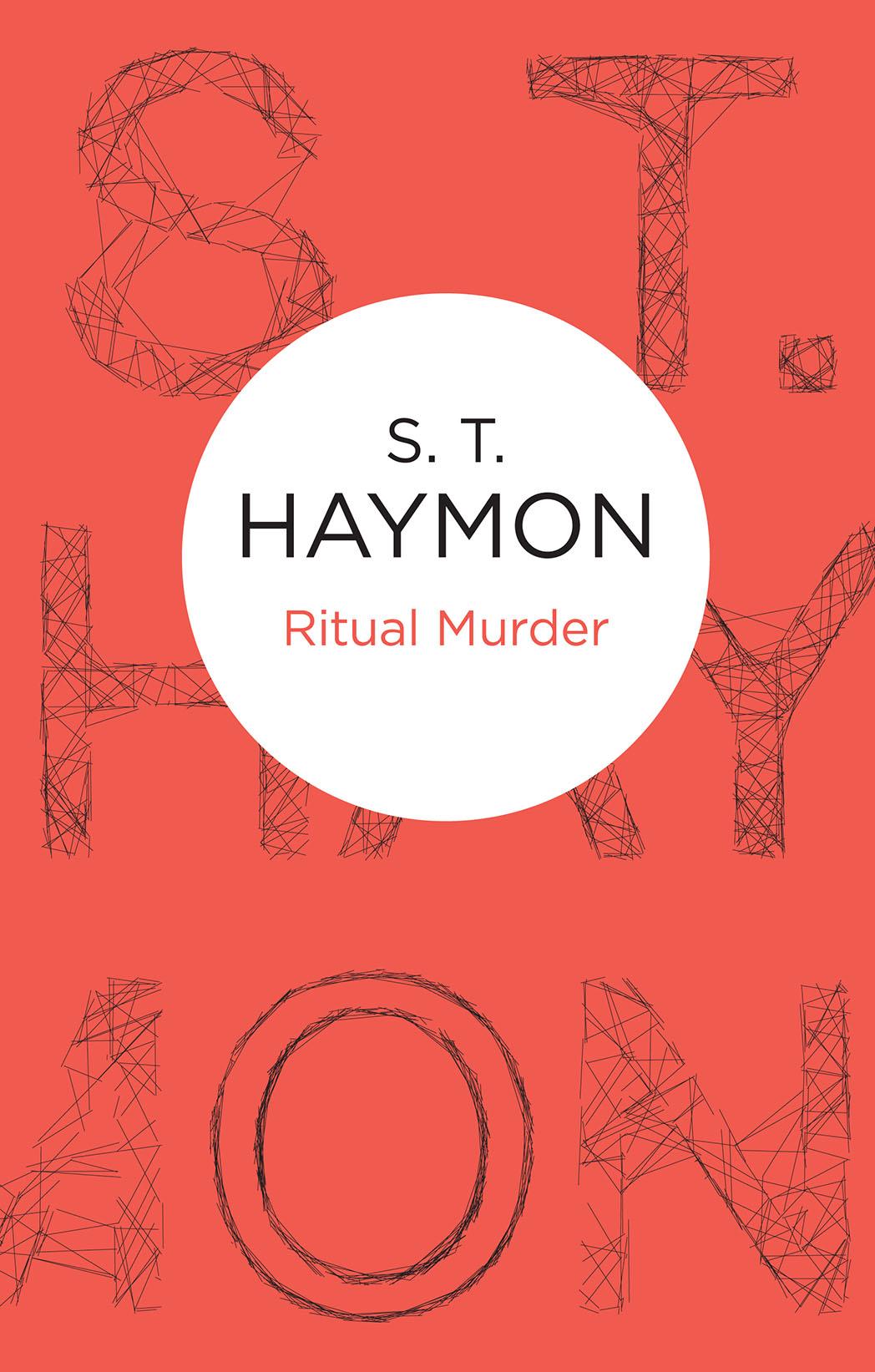 Ritual Murder by S. T. Haymon