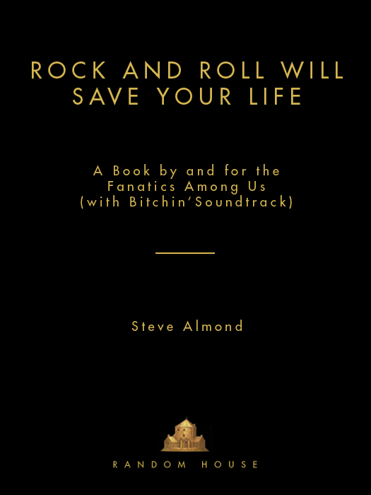 Rock and Roll Will Save Your Life by Steve Almond