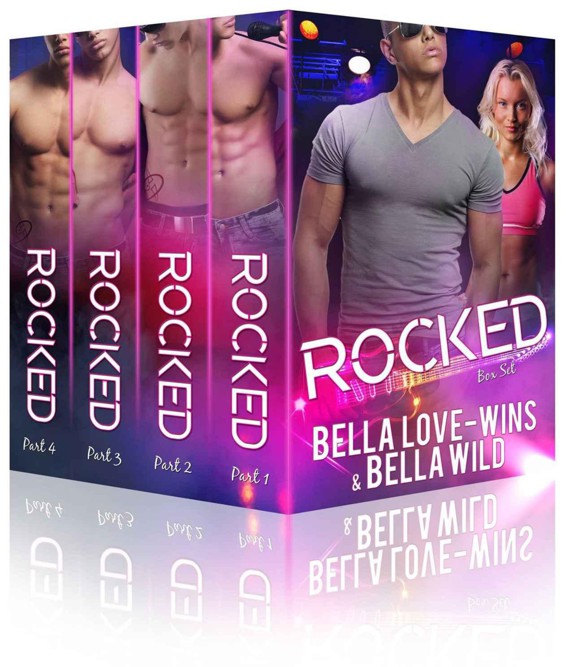 Rocked Parts 1-4 Box Set: A New Adult Rockstar Romance (Billionaire's Obsession Book 124) by Wild, Bella