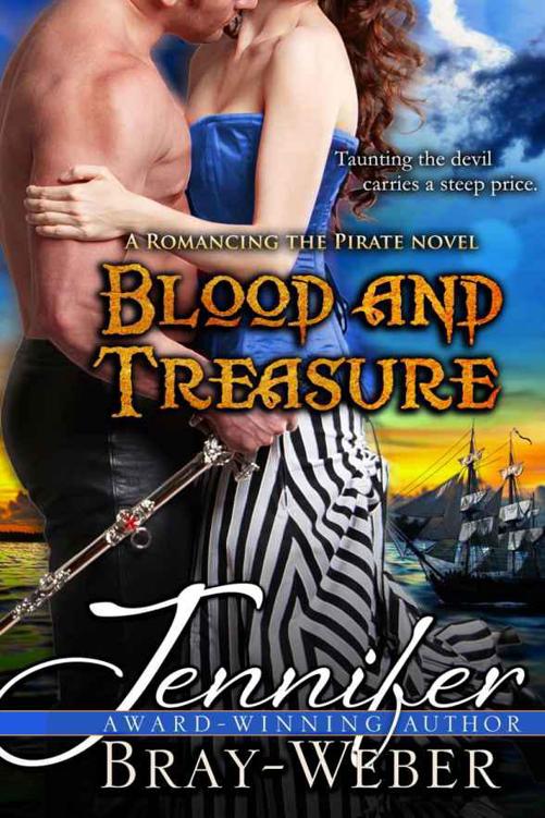 Romancing the Pirate 01 - Blood and Treasure by Jennifer Bray-Weber