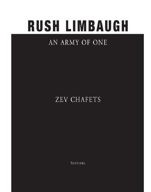 Rush Limbaugh: An Army of One