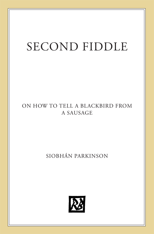 Second Fiddle by Siobhan Parkinson