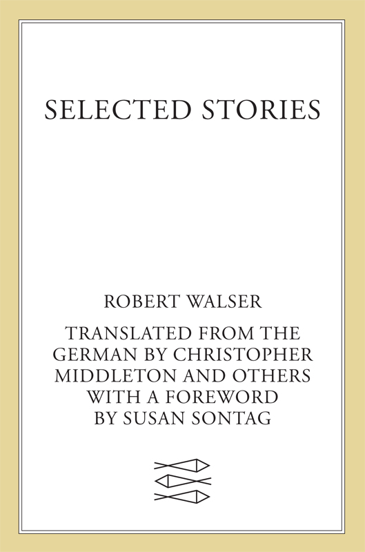 Selected Stories by Robert Walser