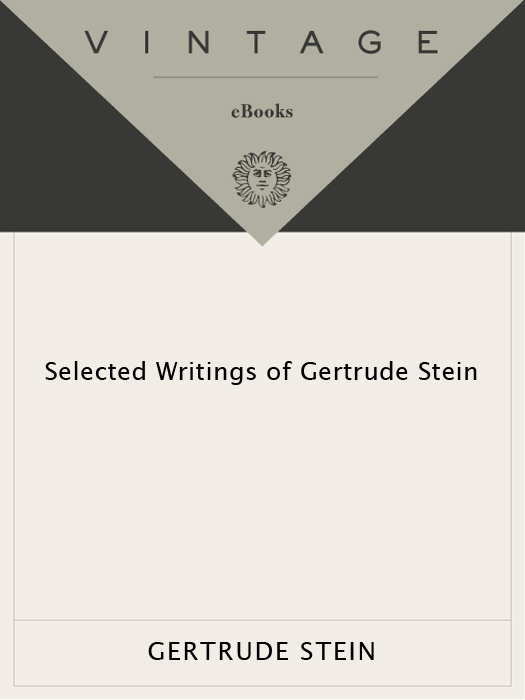 Selected Writings of Gertrude Stein (2012) by Gertrude Stein