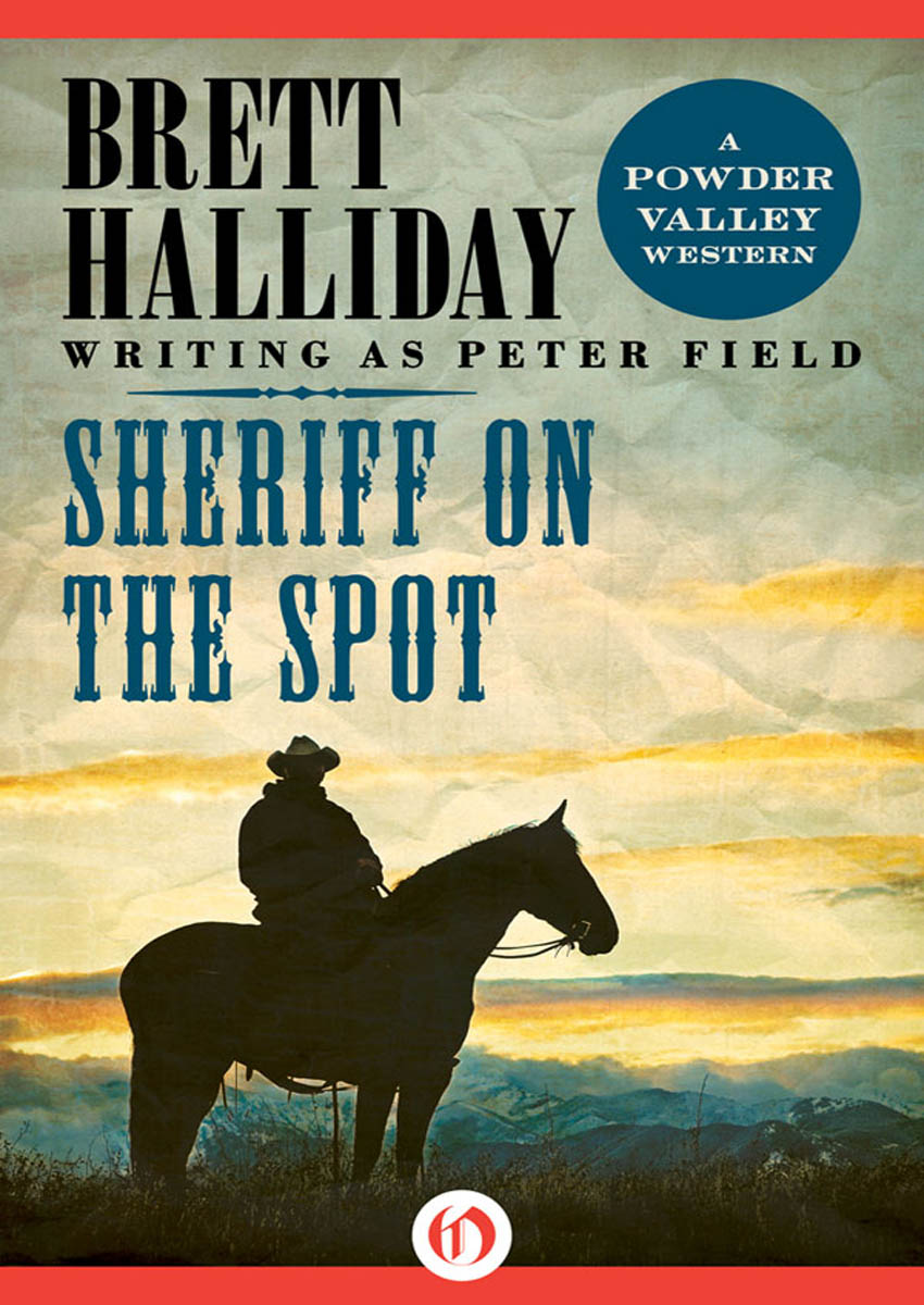 Sheriff on the Spot by Brett Halliday