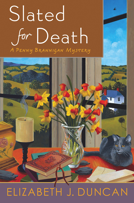 Slated for Death by Elizabeth J. Duncan