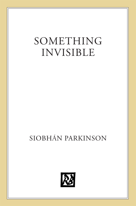 Something Invisible by Siobhan Parkinson