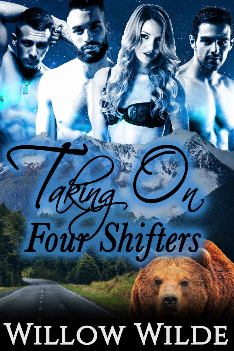 TAKING ON FOUR SHIFTERS (Steamy Werebear Shifter BBW FMMMM Menage Romance)