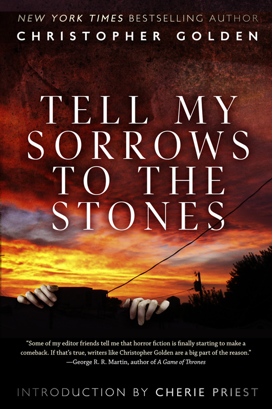 Tell My Sorrows to the Stones by Christopher Golden