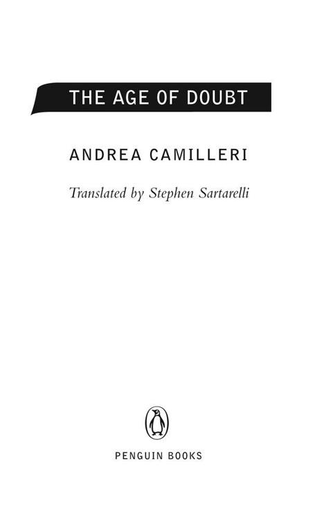 The Age of Doubt by Andrea Camilleri