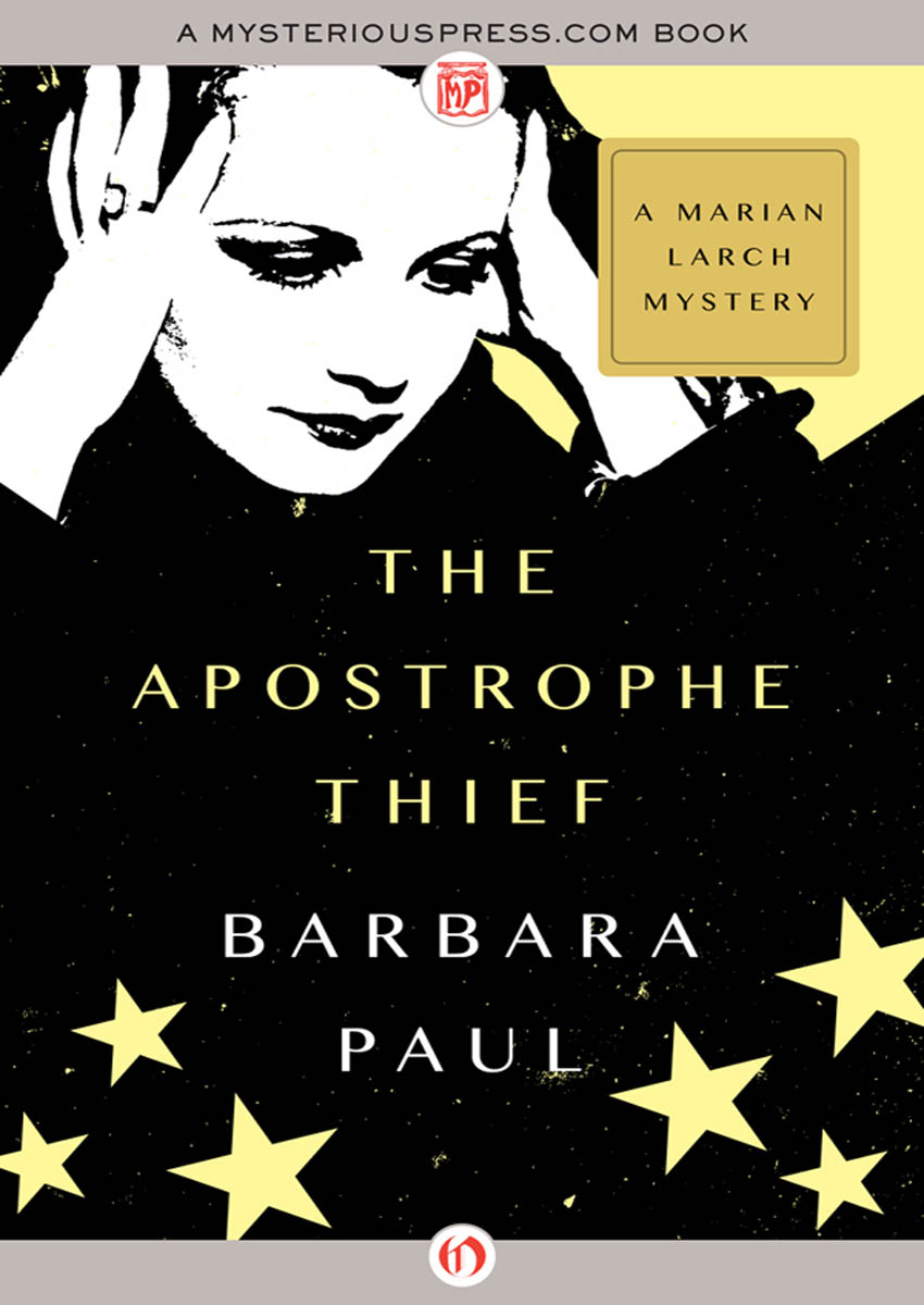 The Apostrophe Thief by Barbara Paul