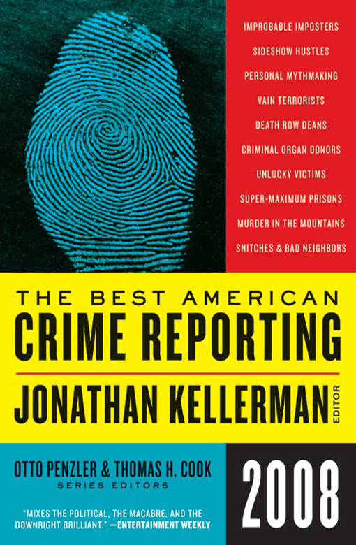 The Best American Crime Reporting 2008 by Jonathan Kellerman