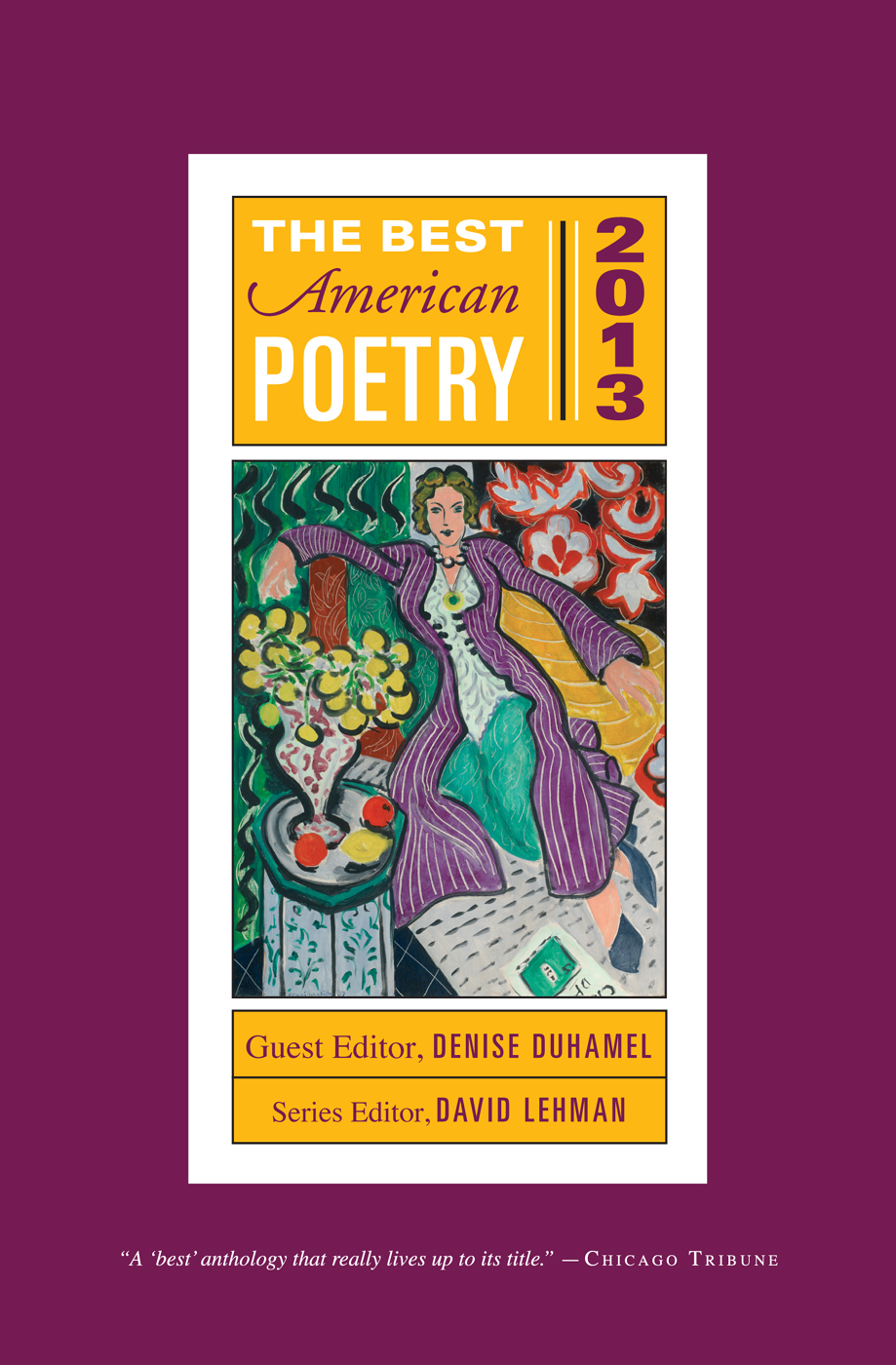 The Best American Poetry 2013 by David Lehman