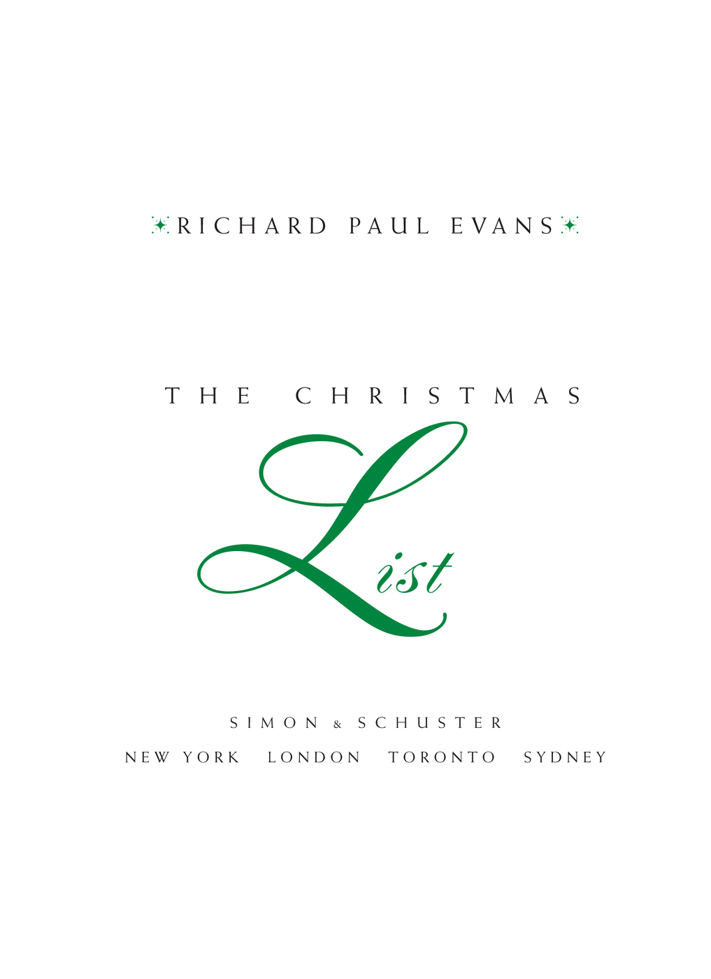 The Christmas List by Richard Paul Evans