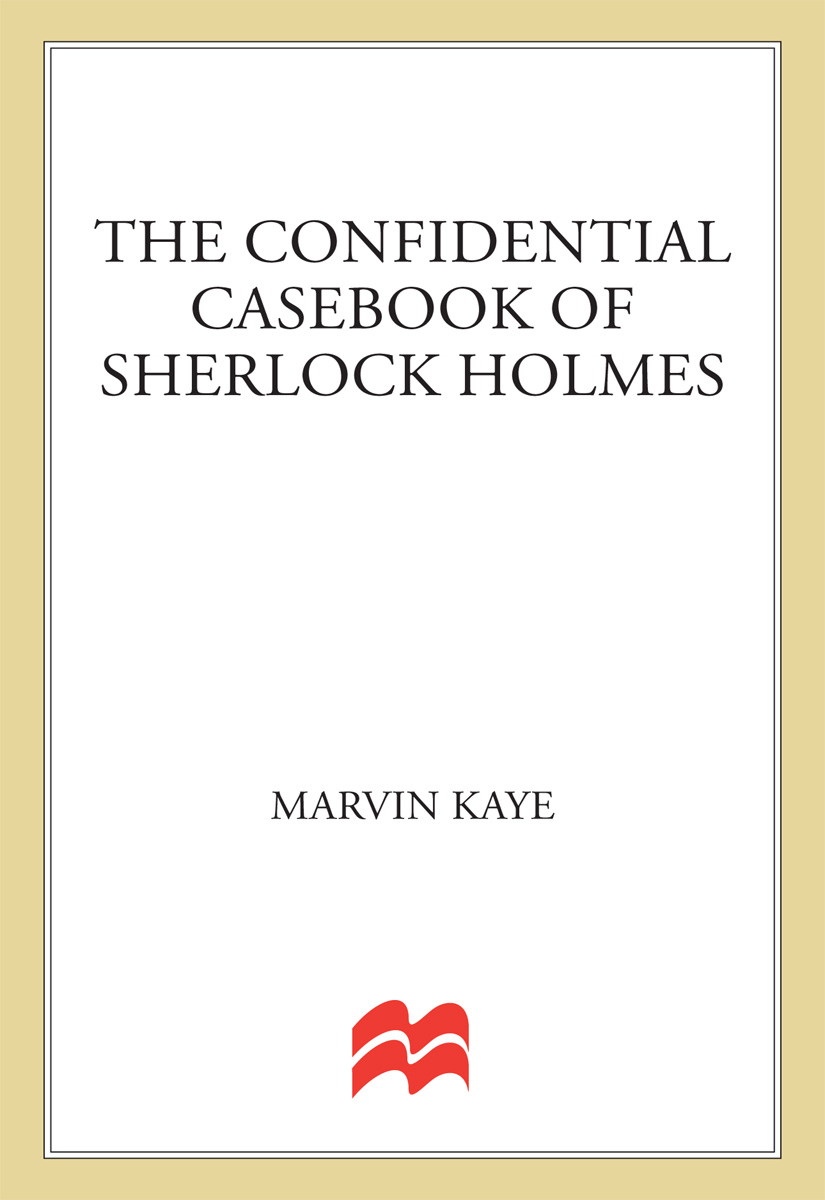 The Confidential Casebook of Sherlock Holmes (1998) by Marvin Kaye