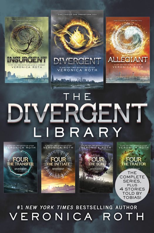 The Divergent Library: Divergent; Insurgent; Allegiant; Four: The Transfer, The Initiate, The Son, and The Traitor (Divergent Series) (2014)