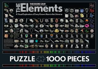 The Elements A Visual Exploration of Every Known Atom in the Universe 1000 Piece Puzzle (2011) by Theodore Gray