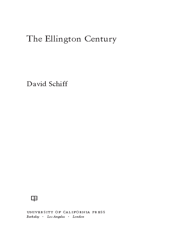 The Ellington Century by David Schiff
