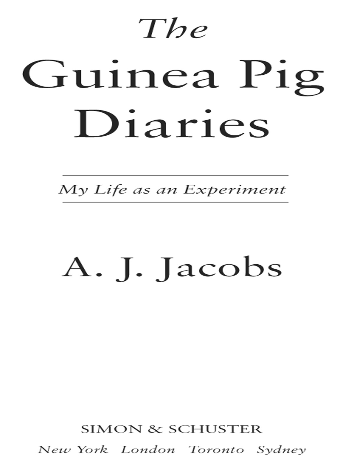 The Guinea Pig Diaries (2009)