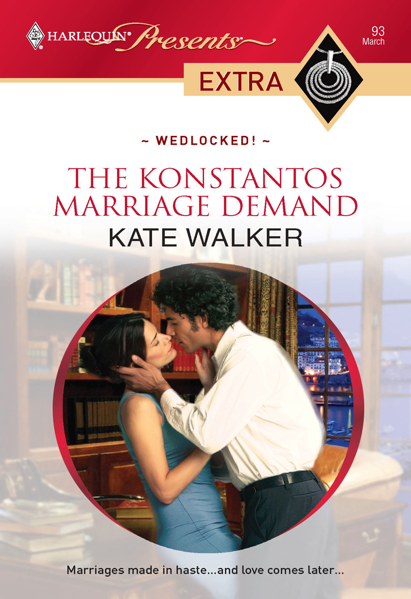 The Konstantos Marriage Demand (2009) by Kate Walker