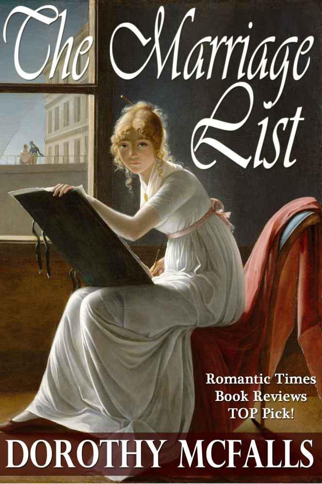 The Marriage List by Dorothy McFalls