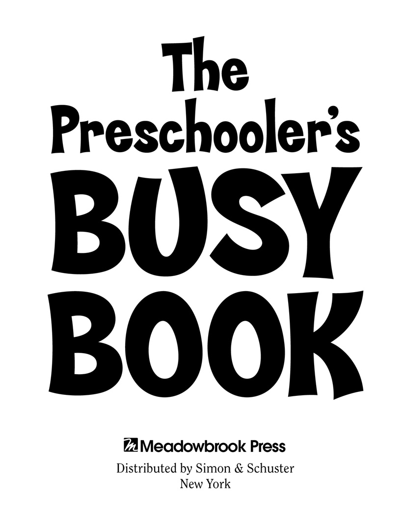 The Preschooler’s Busy Book (1998)