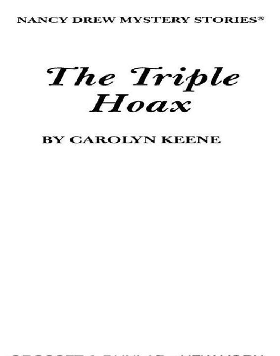 The Triple Hoax by Carolyn G. Keene