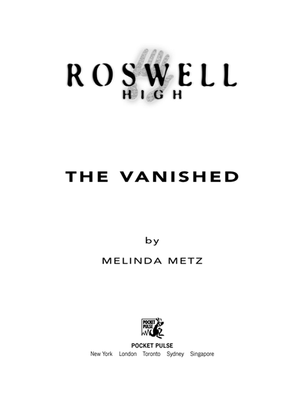 The Vanished (2001) by Melinda Metz