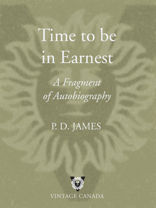 Time to Be in Earnest by P. D. James