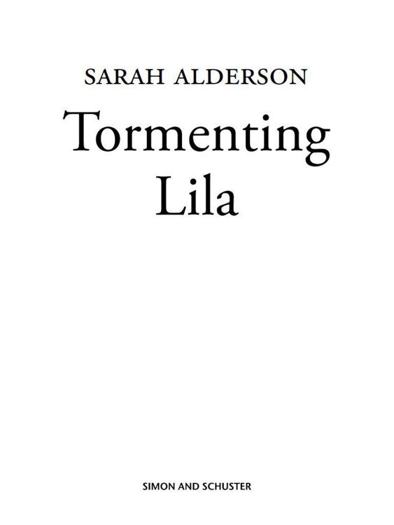 Tormenting Lila by Alderson, Sarah