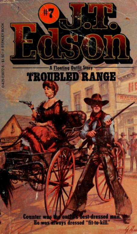 Troubled range (1979) by Edson, John Thomas