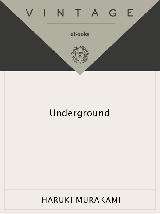 Underground (2010) by Haruki Murakami