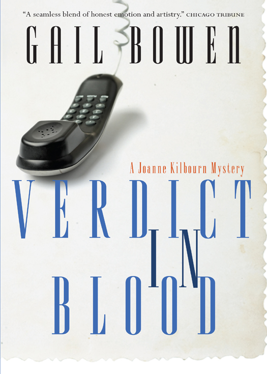 Verdict in Blood (2011) by Gail Bowen