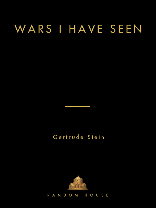 Wars I Have Seen (2012) by Gertrude Stein